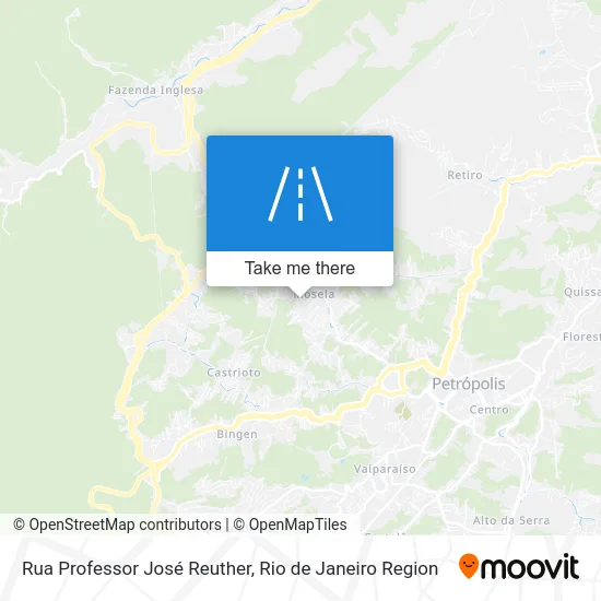 Rua Professor José Reuther map