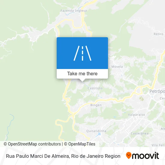 Rua Paulo Marci De Almeira map
