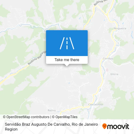 Servidão Braz Augusto De Carvalho map