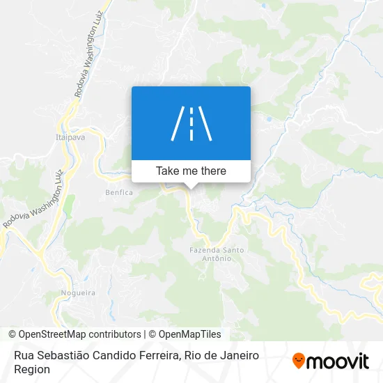Rua Sebastião Candido Ferreira map