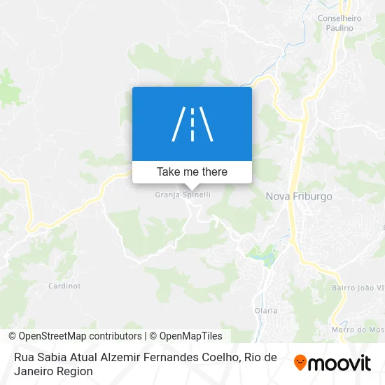 Rua Sabia Atual Alzemir Fernandes Coelho map