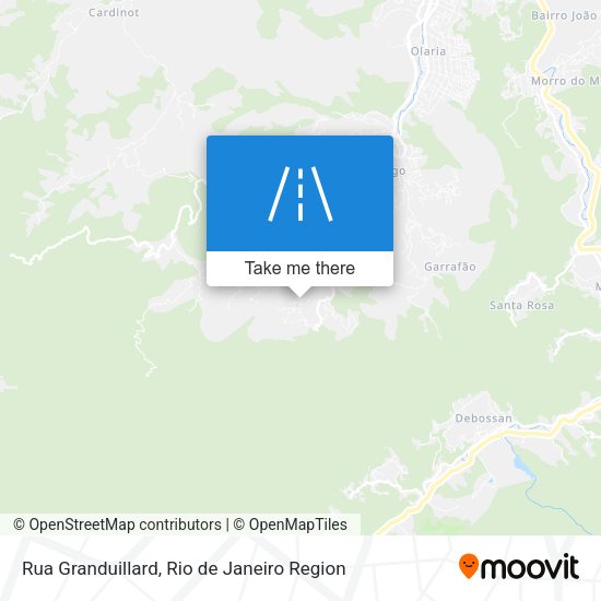Rua Granduillard map