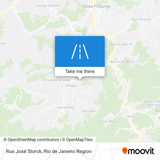 Rua José Storck map