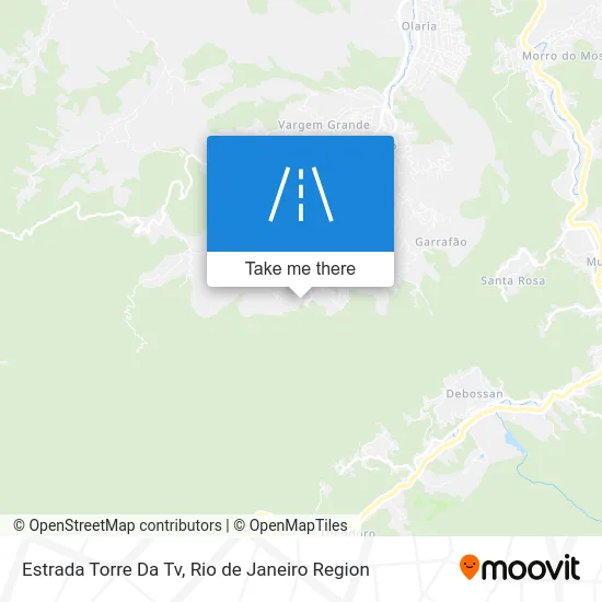 Estrada Torre Da Tv map