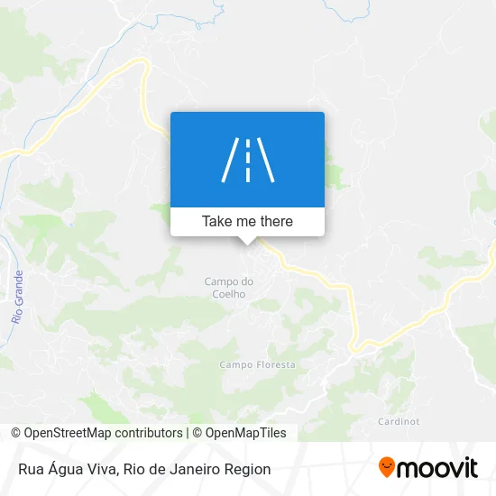 Rua Água Viva map