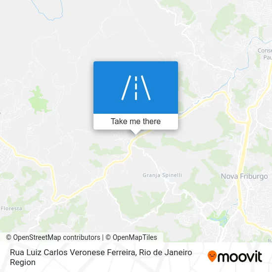 Rua Luiz Carlos Veronese Ferreira map