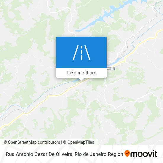 Rua Antonio Cezar De Oliveira map