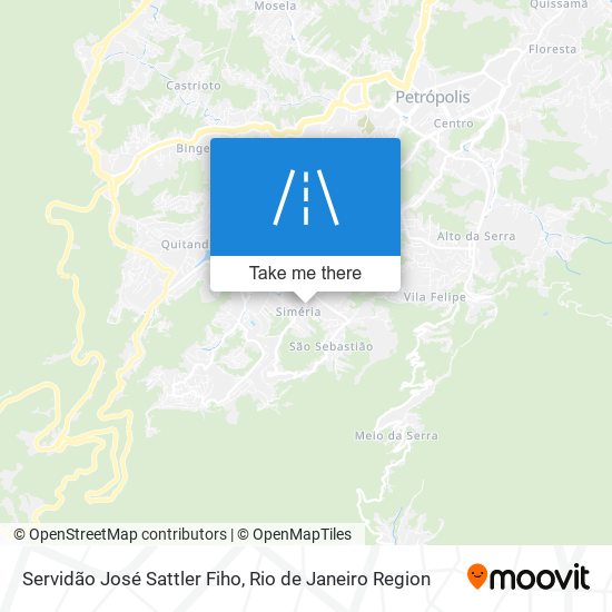 Servidão José Sattler Fiho map