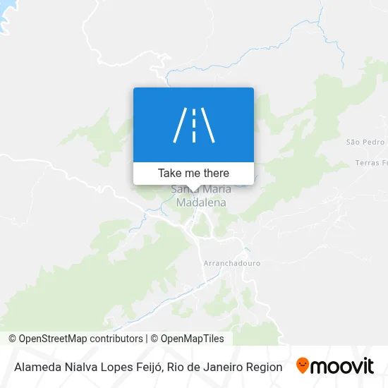 Alameda Nialva Lopes Feijó map