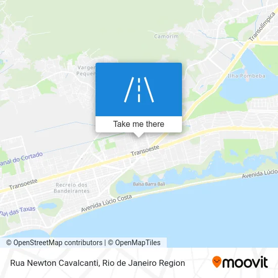Rua Newton Cavalcanti map