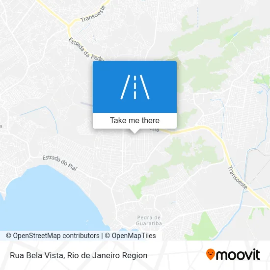 Rua Bela Vista map