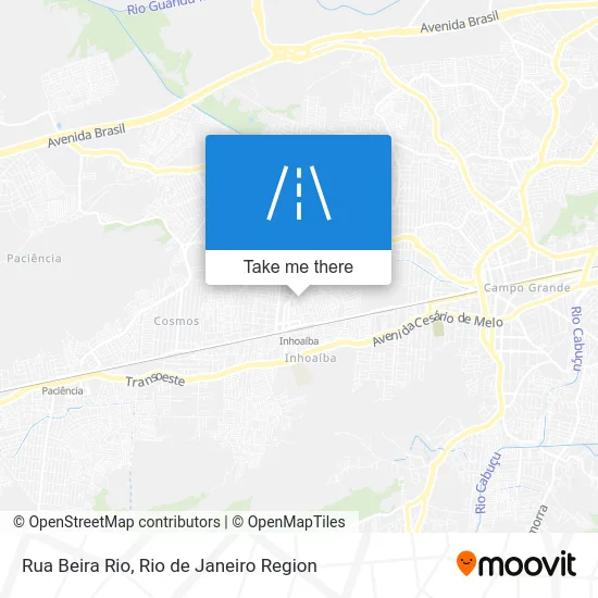 Rua Beira Rio map
