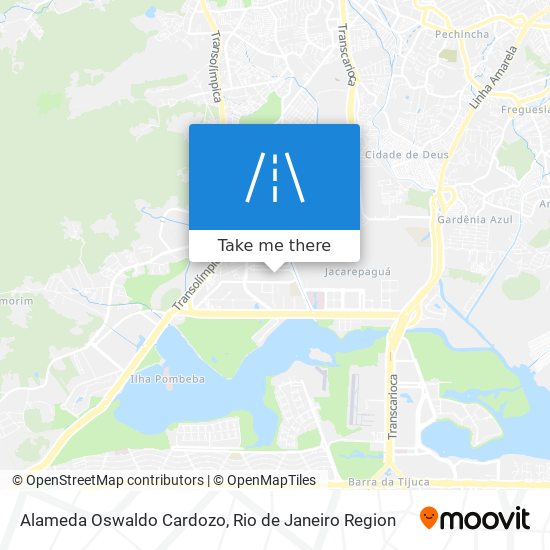 Mapa Alameda Oswaldo Cardozo