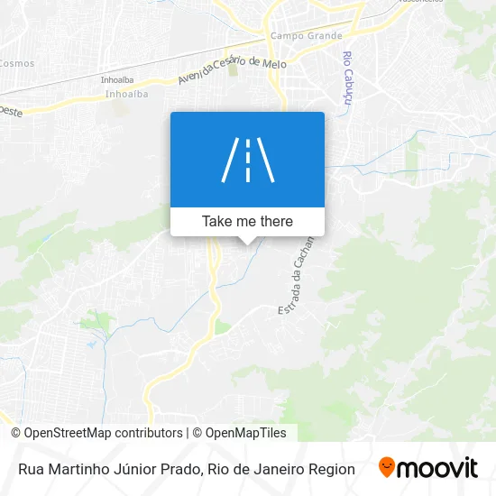 Rua Martinho Júnior Prado map