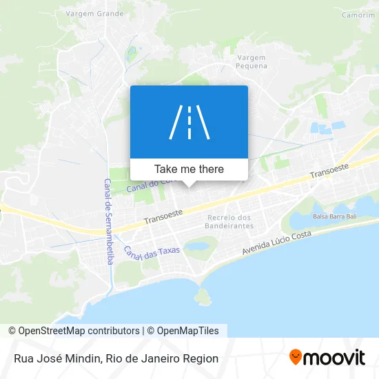 Rua José Mindin map