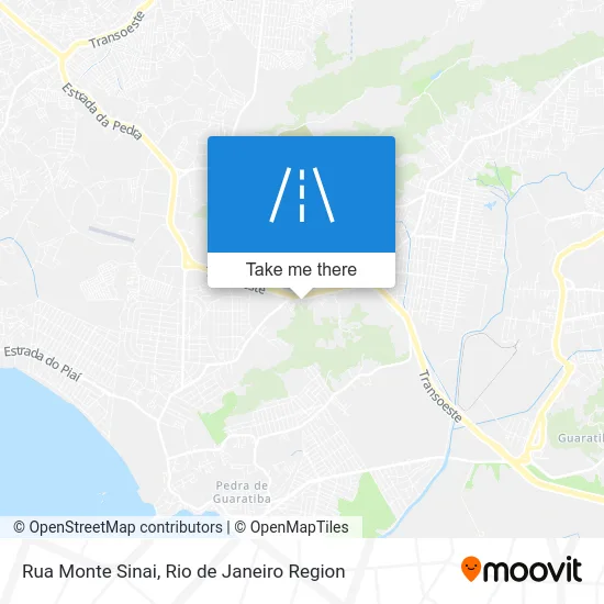 Rua Monte Sinai map