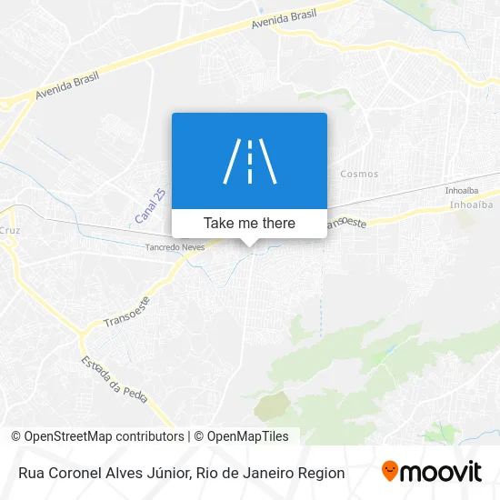 Rua Coronel Alves Júnior map