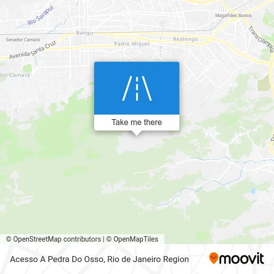 Acesso A Pedra Do Osso map