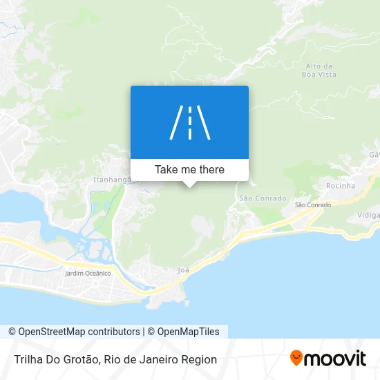 Trilha Do Grotão map