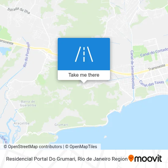 Residencial Portal Do Grumari map