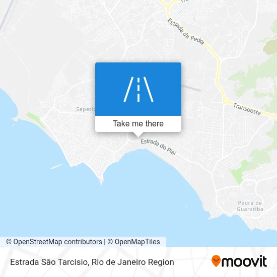 Estrada São Tarcisio map