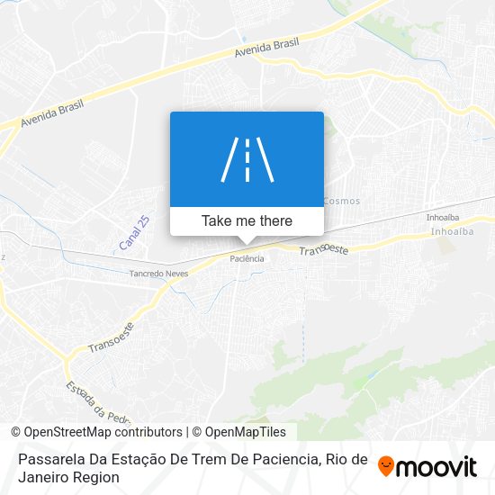 Passarela Da Estação De Trem De Paciencia map
