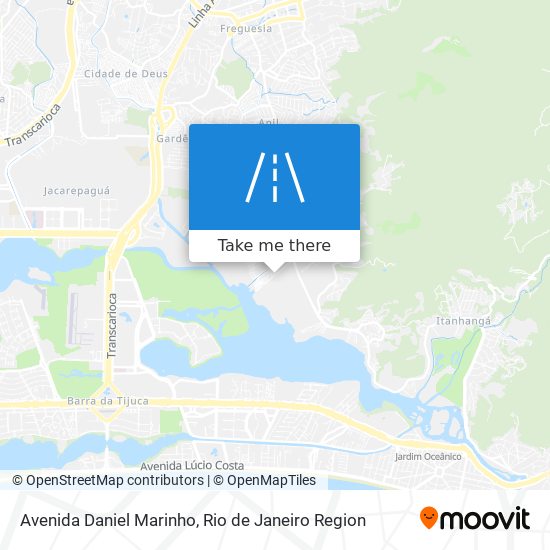 Mapa Avenida Daniel Marinho