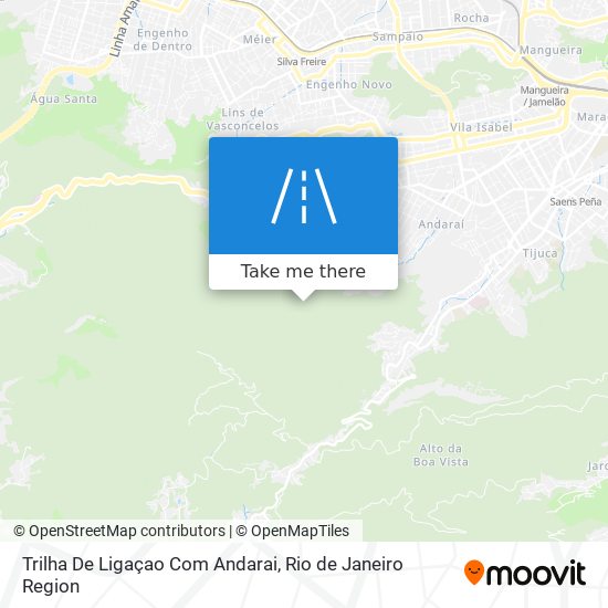 Trilha De Ligaçao Com Andarai map
