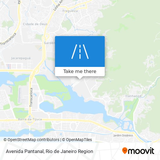 Mapa Avenida Pantanal
