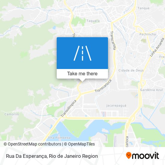 Rua Da Esperança map