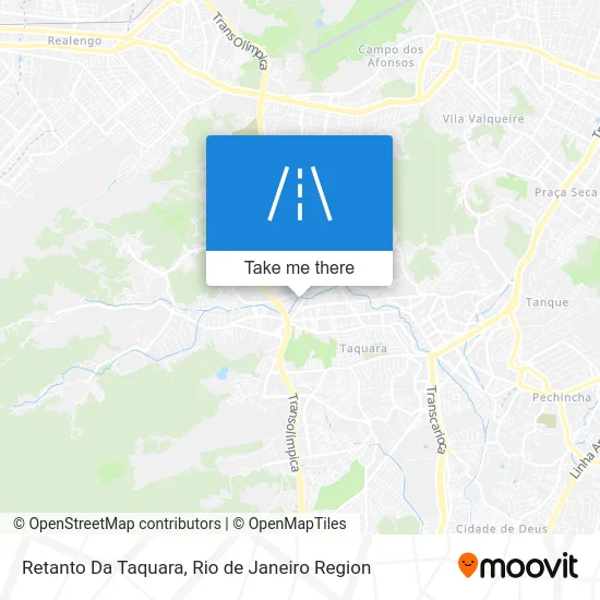 Retanto Da Taquara map