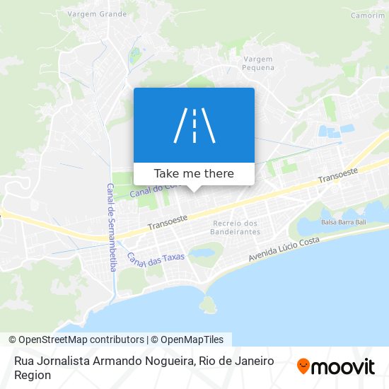 Rua Jornalista Armando Nogueira map