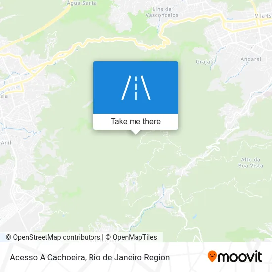 Acesso A Cachoeira map