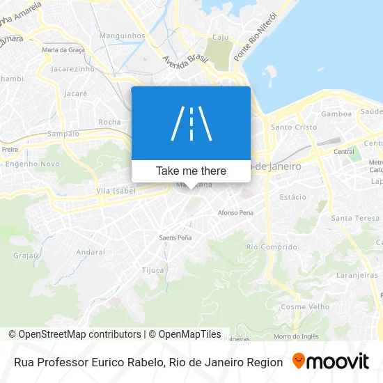 Rua Professor Eurico Rabelo map