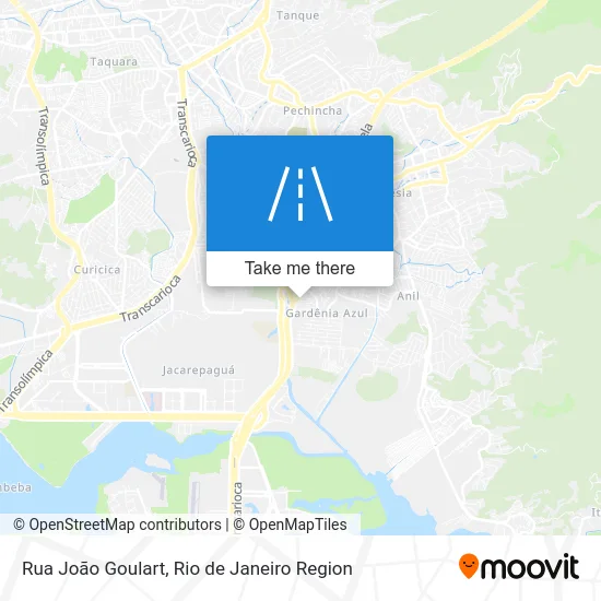 Rua João Goulart map