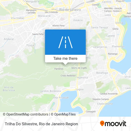 Trilha Do Silvestre map