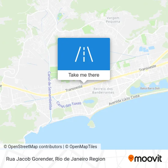 Rua Jacob Gorender map