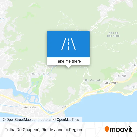 Trilha Do Chapecó map