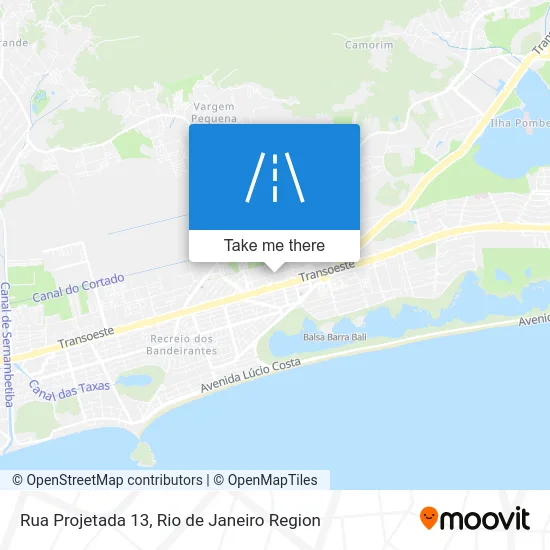 Rua Projetada 13 map