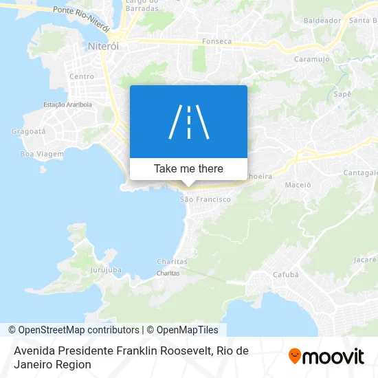 Avenida Presidente Franklin Roosevelt map