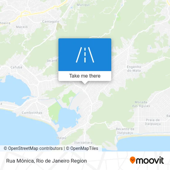 Rua Mônica map