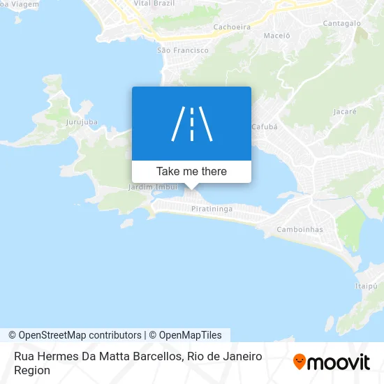 Rua Hermes Da Matta Barcellos map
