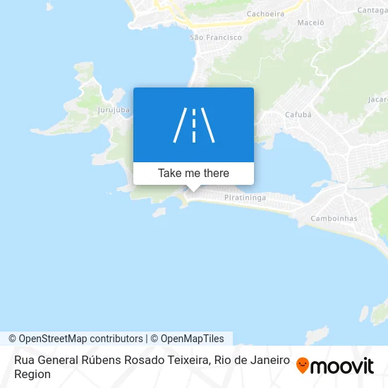Rua General Rúbens Rosado Teixeira map