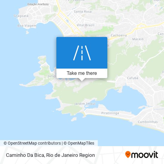 Caminho Da Bica map