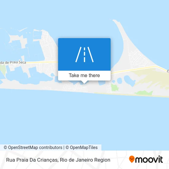 Rua Praia Da Crianças map