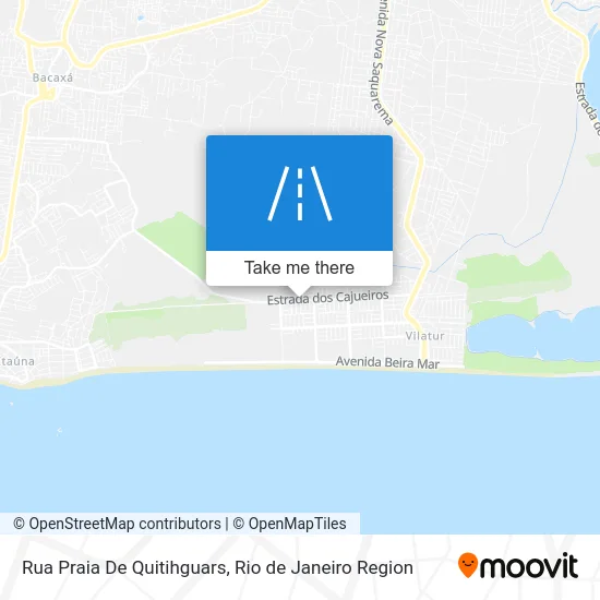 Rua Praia De Quitihguars map