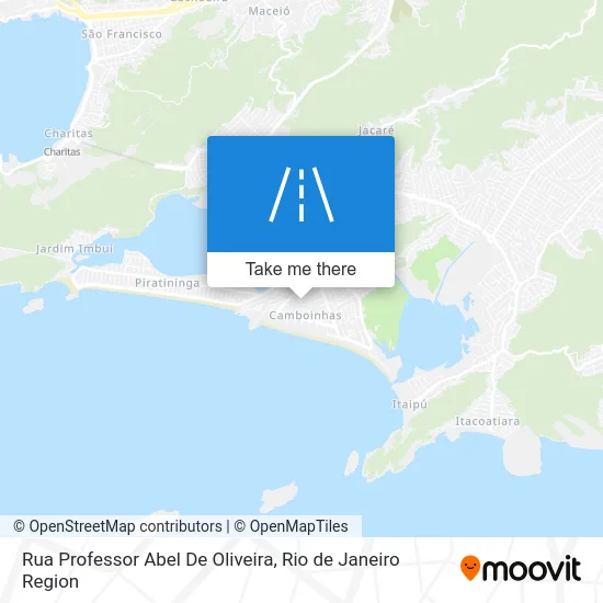 Rua Professor Abel De Oliveira map