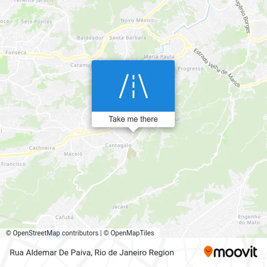 Rua Aldemar De Paiva map