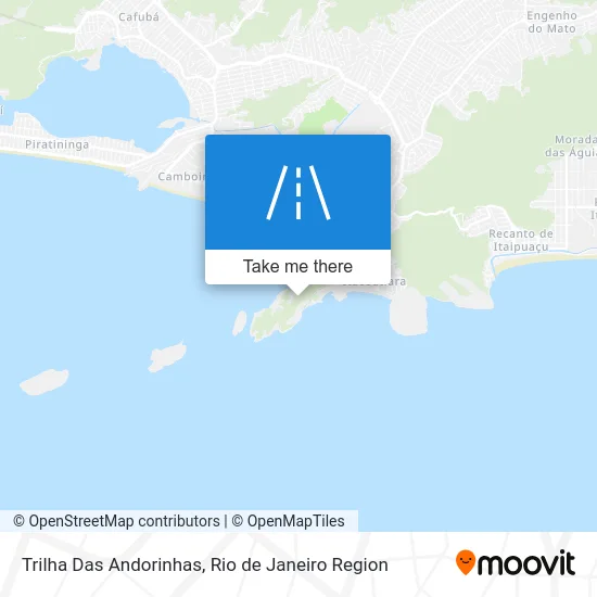 Trilha Das Andorinhas map