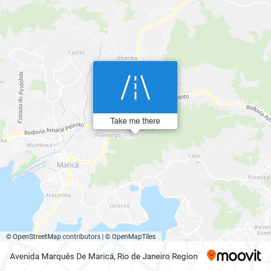 Mapa Avenida Marquês De Maricá